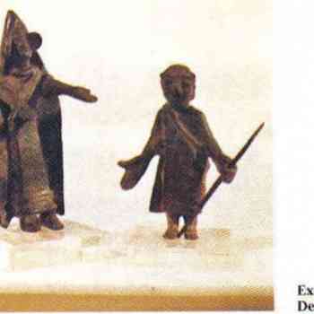 Click para ampliar. Pulsa en el nombre para ver la ficha. Exvotos ibéricos:jinete, dama, peregrino